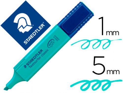 Marcador staedtler textsurfer classic 364 fluorescente turquesa , Staedtler , 64793 , 4007817314517